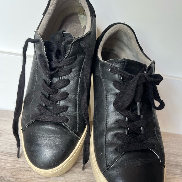 All Saints shana leather sneakers - Picture 6 of 8